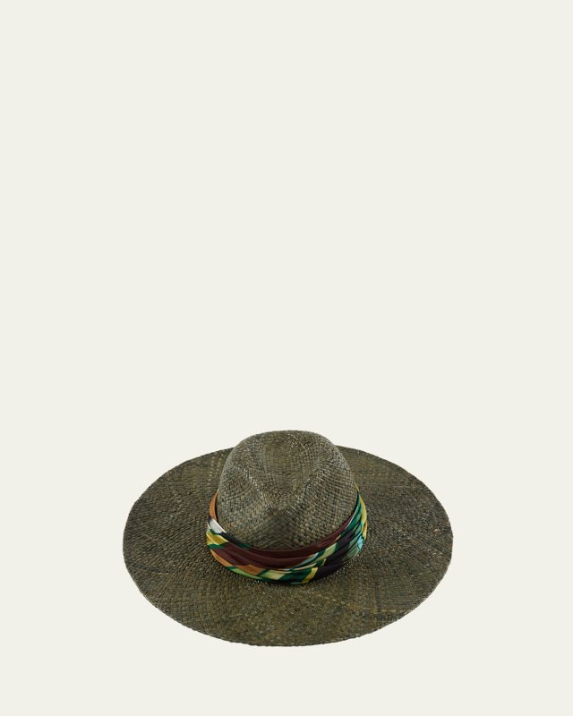 Emmanuelle Fine Raffia Fedora